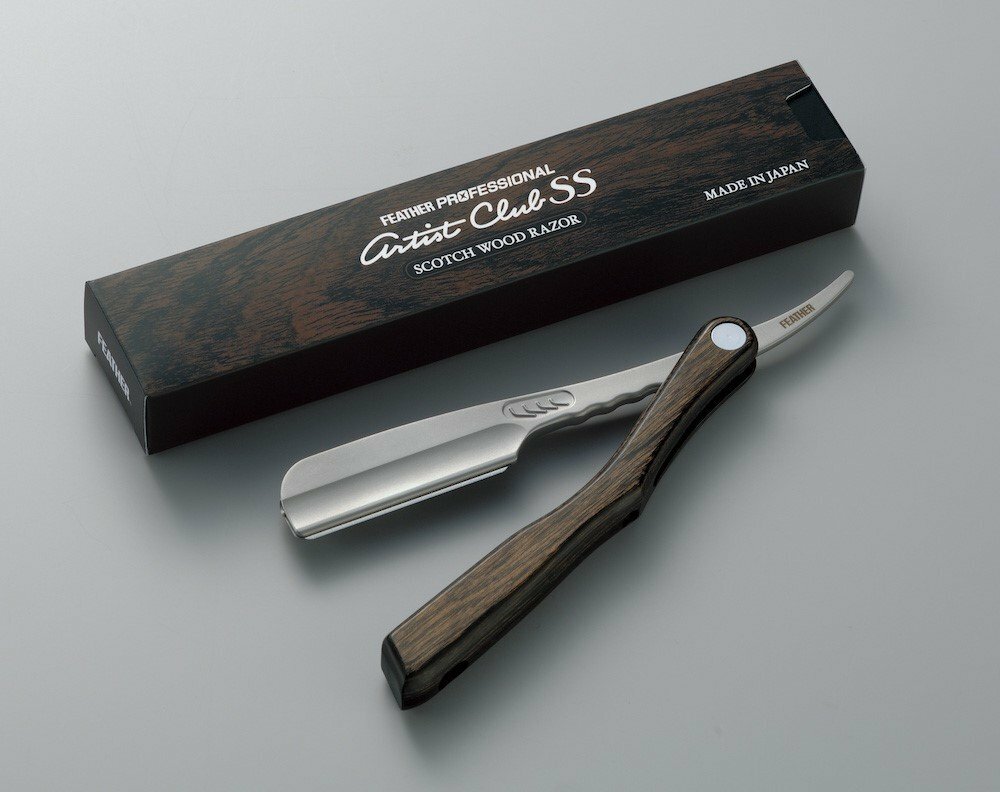 FEATHER ARTIST CLUB SS SCOTCH WOOD RAZOR ACS-RSW