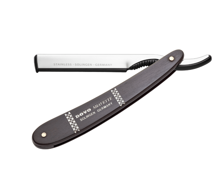 DOVO Shavette Ebony Wood